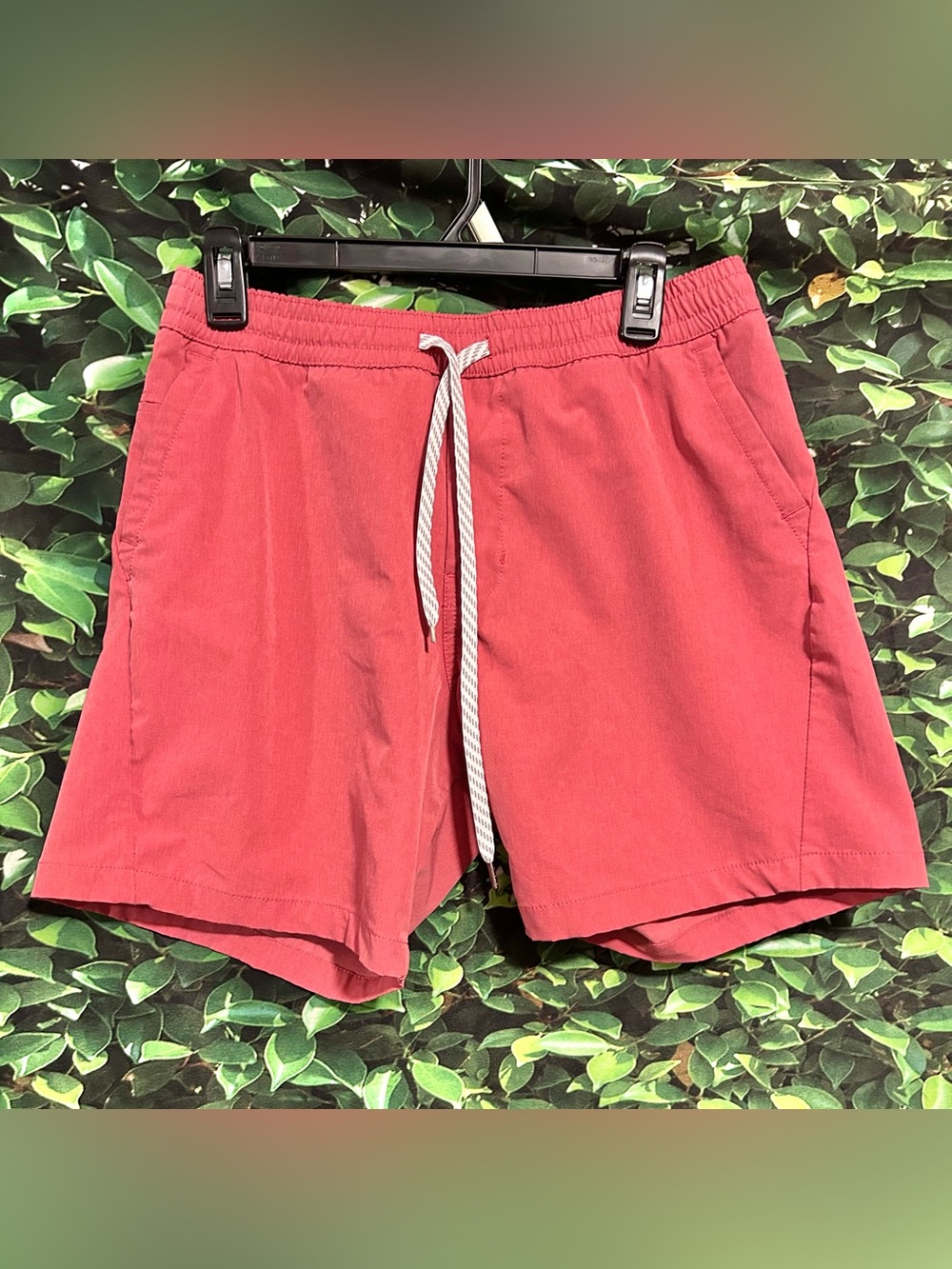 Free Planet Slim Fit Chino Shorts Coral Men’s Med